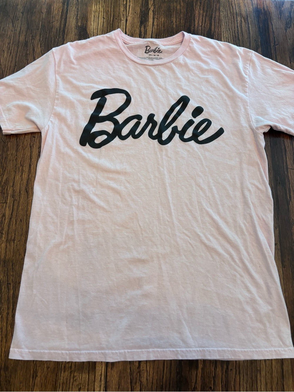 Barbie Light Pink Logo Tee